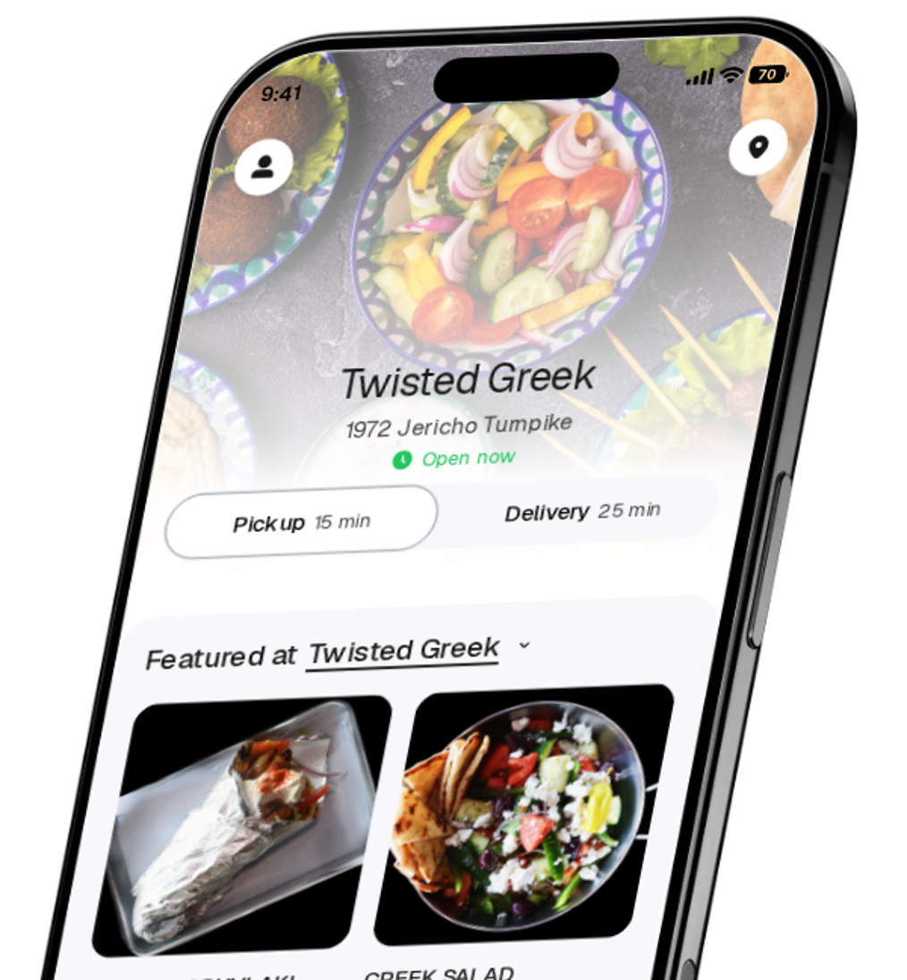 Twisted Greek app preview