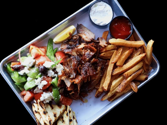 PORK GYRO PLATE.